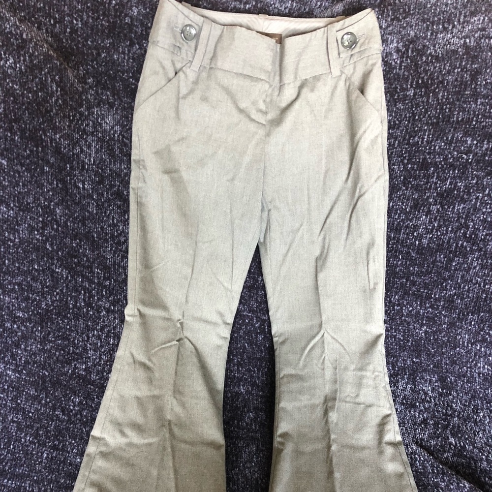 Gray dress pants